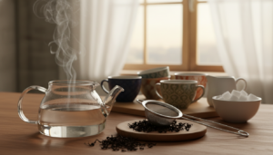 schwarzer Tee Zubereitung